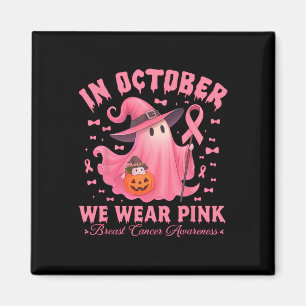 Íman Sensibilização do Cancer no Halloween Em Outubro N