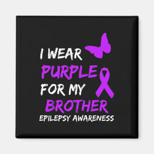 Íman Sensibilização Epilepsia Eu Visto Roxo Para Meu Ir