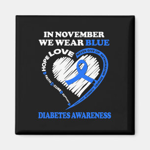 Íman Sensibilização para a diabetes em novembro Vestimo