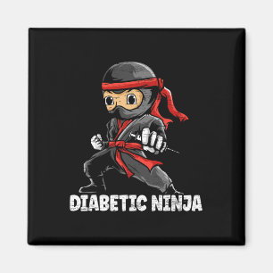 Íman Sensibilização para a Diabetes Ninja diabética Mês