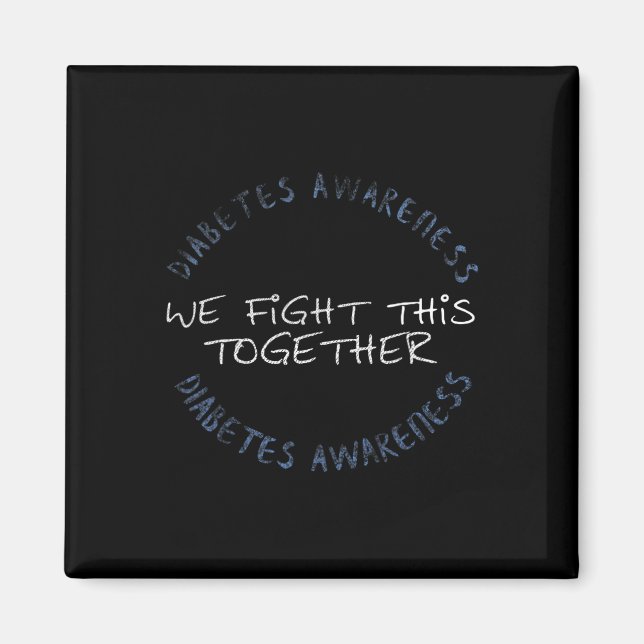 Íman Sensibilização para a diabetes T1D - Diabetes Famí (Frente)