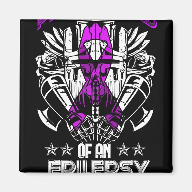 Íman Sensibilização para a Epilepsia Mês Orgulho Pai Fi (Frente)