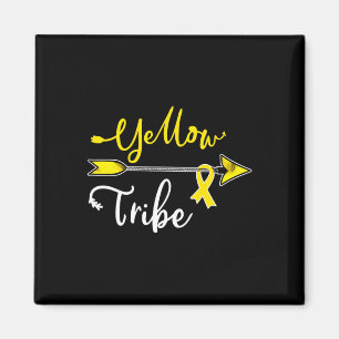 Íman Sensibilização para a infância Cancer Faixa amarel