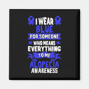 Íman Sensibilização para a perda de cabelo - Alopecia A