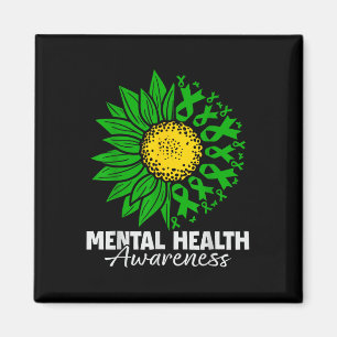 Íman Sensibilização para a saúde mental Fita Verde Gira