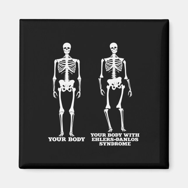 Íman Sensibilização para a síndrome de Ehlers-Danlos (Frente)