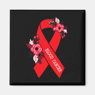 Íman Sensibilização para o Cancer Sanguíneo Frio Vermel