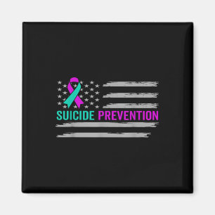 Íman Sensibilização para o suicídio Usa Bandeira Americ