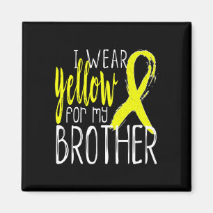 Íman Sensibilização Suicida Eu Visto Amarelo Para O Meu