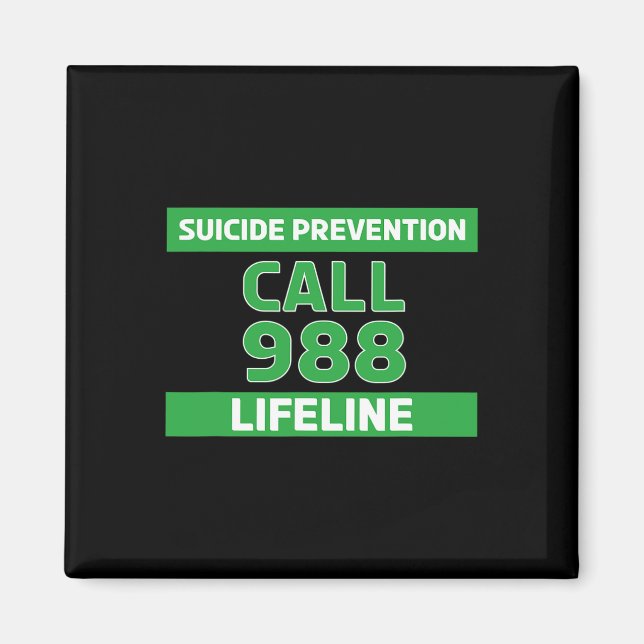 Íman Sensibilização Suicida - Prevenção Linha de Vida 9 (Frente)