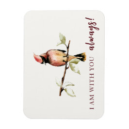 Íman Sentimental Estou Com Você Sempre Cardeal Vermelho