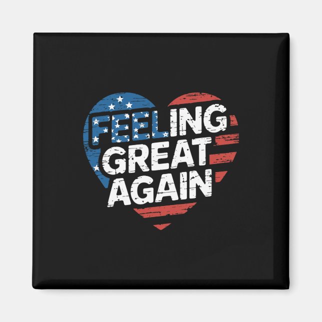 Íman Sentindo-se Ótimo Novamente Vitória de Trump (Frente)