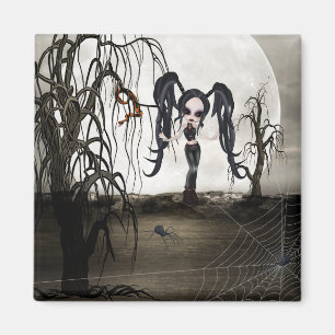 Íman Sepia Gótico Girl