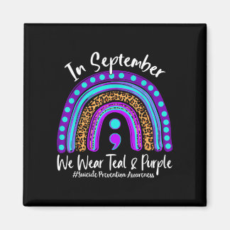 Íman September wear teal & purple prevention