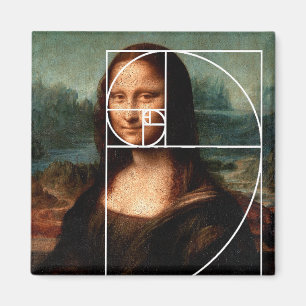 Íman Sequência Fibonacci Leonardo da Vinci Mona Lisa