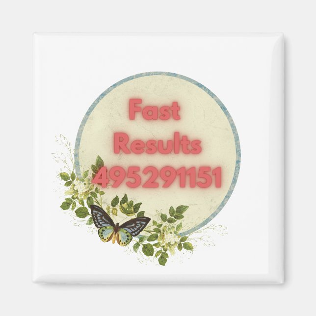 Íman Sequência Grobovoi, Resultados Rápidos 495291151 (Frente)