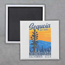 Íman Sequoia National Park California Est 1890
