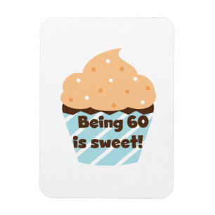 Íman Ser 60 é t-shirt e presentes doces