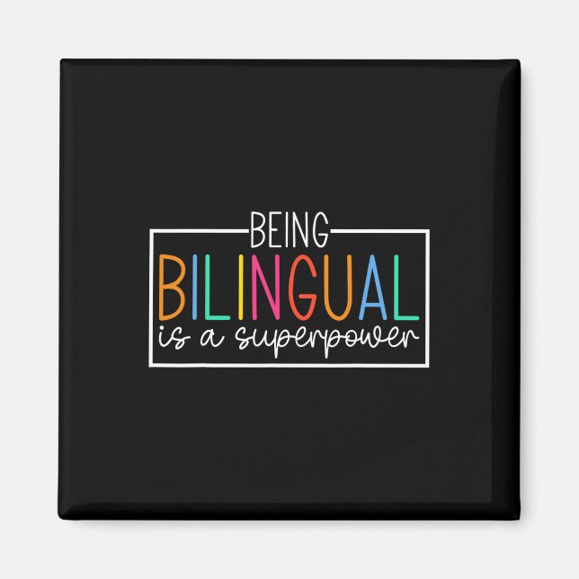 Íman Ser Bilingue é um Superpoder Diversão de Volta às  (Frente)