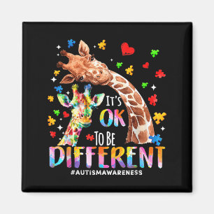 Íman Ser diferente autismo mãe mamãe lindo giraffa auti
