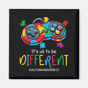 Íman Ser diferente controle de jogo autismo homens meni