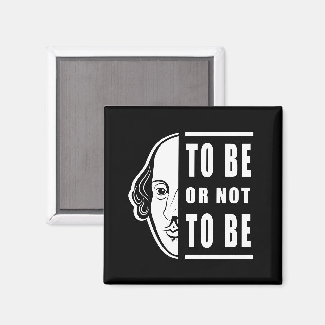 Íman Ser Ou Não Ser Shakespeare Cita Thespian (Front/Back)