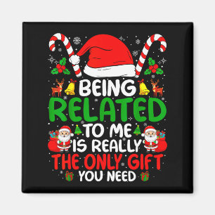 Íman Ser Parente Meu Natal Divertido Família Xmas Roupa