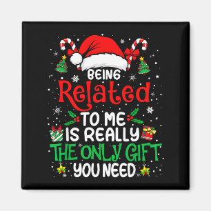 Íman Ser Parente Meu Piada Natal Família Xmas Pijama