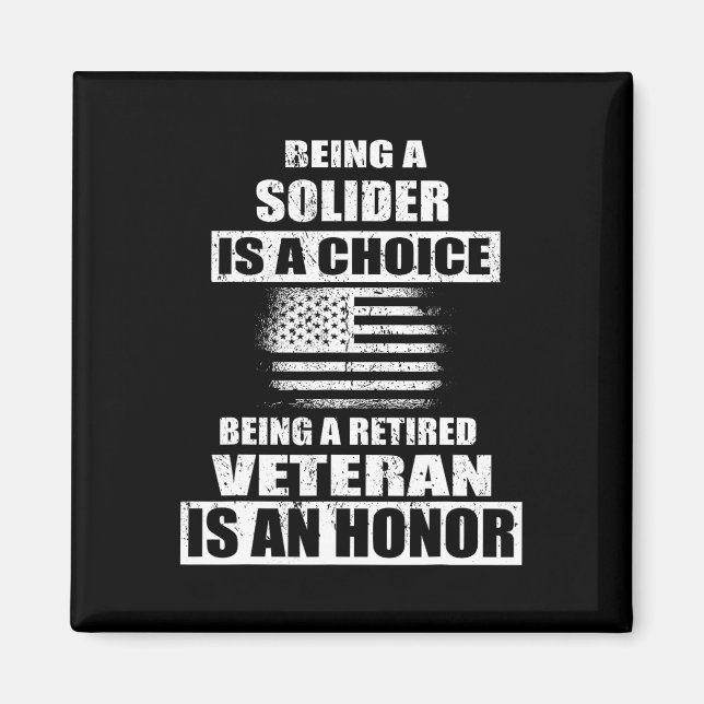 Íman Ser Um Veterano Exército Americano Solider Indepen (Frente)