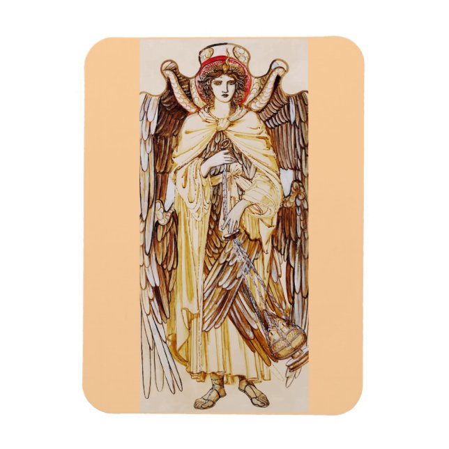 Íman Serafim Anjo cerca o Trono Divino (Vertical)