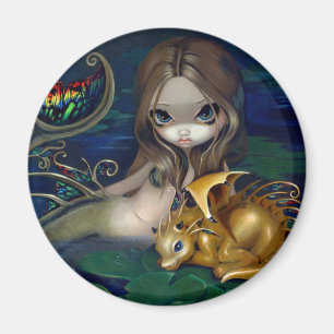 Íman "Sereia com o ímã de um dragão dourado"