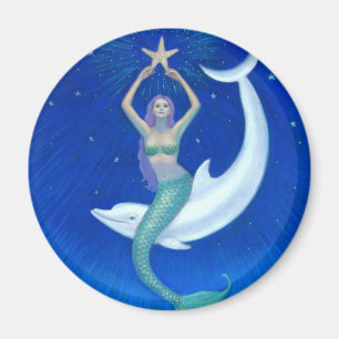 Íman Sereia da lua do golfinho