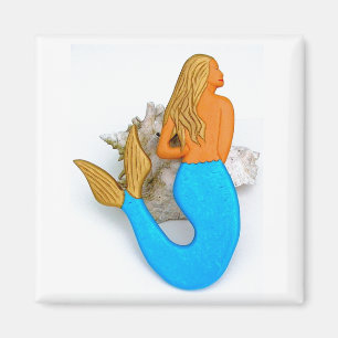 Íman sereia de cauda azul