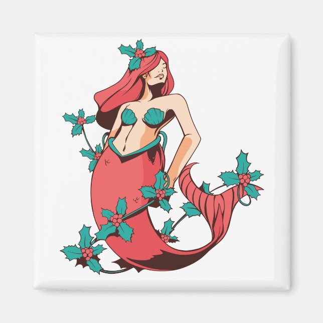Íman Sereia de Natal (Frente)