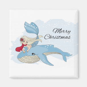 Íman Sereia de Natal e Baleia