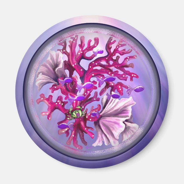 Íman Sereia do Oceano Roxo (Frente)