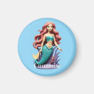 Íman Sereia Ruiva Bonita Thunder_Cove