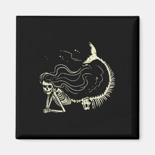 Íman Sereia Skeleton Halloween Figurume Mulheres Menina