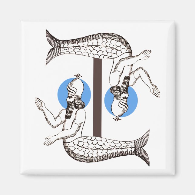 Íman Sereia Tritão Imperador masculino (Frente)