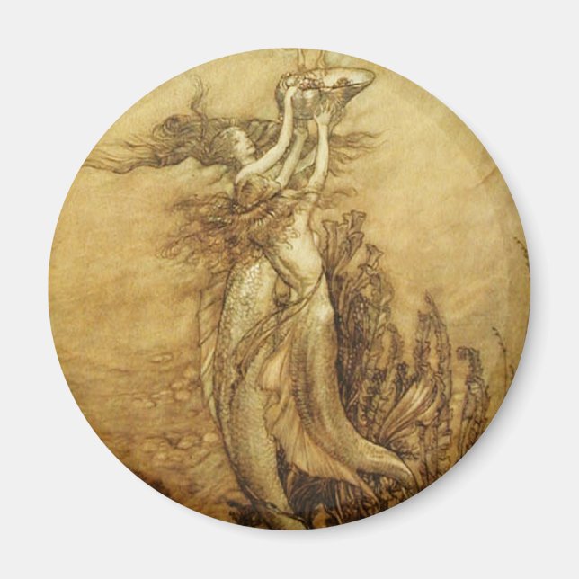 Íman Sereias Que Pescariam Mata De Pérolas (Frente)