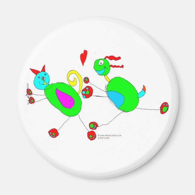 Íman Serena's Cat and Dog Chase (Frente)