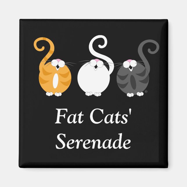 Íman Serenata de Gatos Gordos (Frente)