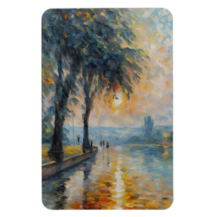 Íman Serene Sunset por Impressionista de Água Arte Pais