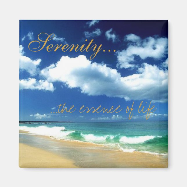 Íman Serenidade...a essência da vida (Frente)