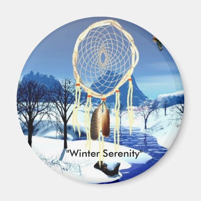 Íman "Serenidade de inverno" (Frente)