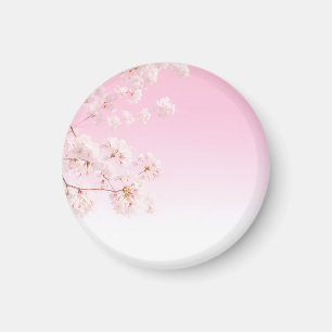 Íman Serenidade de Primavera com Flor de Cerejeira Rosa