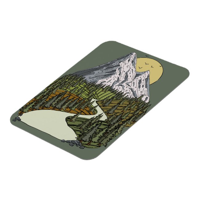 Íman Serenidade do lago de montanha: Aventura Sunset Ag (Left Side)