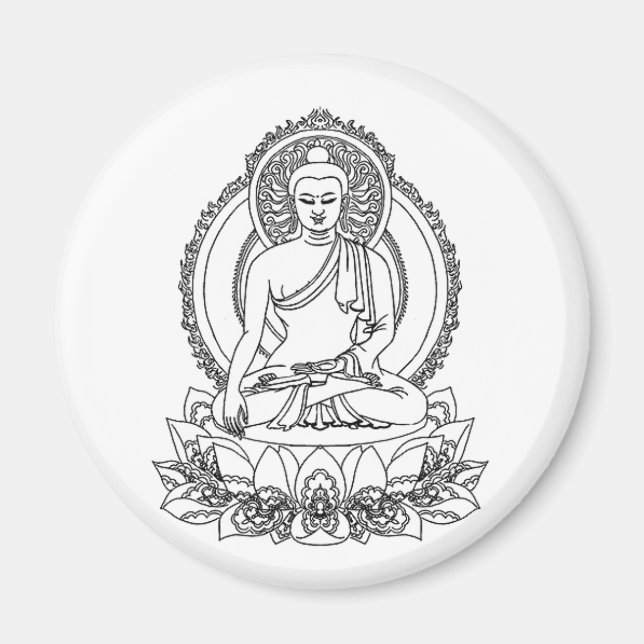 Íman Serenity Buddha Magnet (Frente)