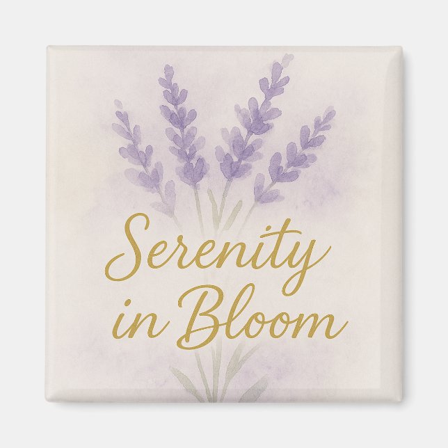 Íman Serenity in Bloom — Magnet  (Frente)