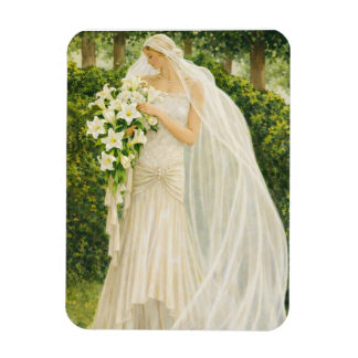 Íman Serenity in Ivory: A Bride in a Garden Reverie